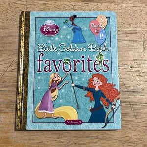 Little Golden Book Disney Princess Favorites 3 Books in 1